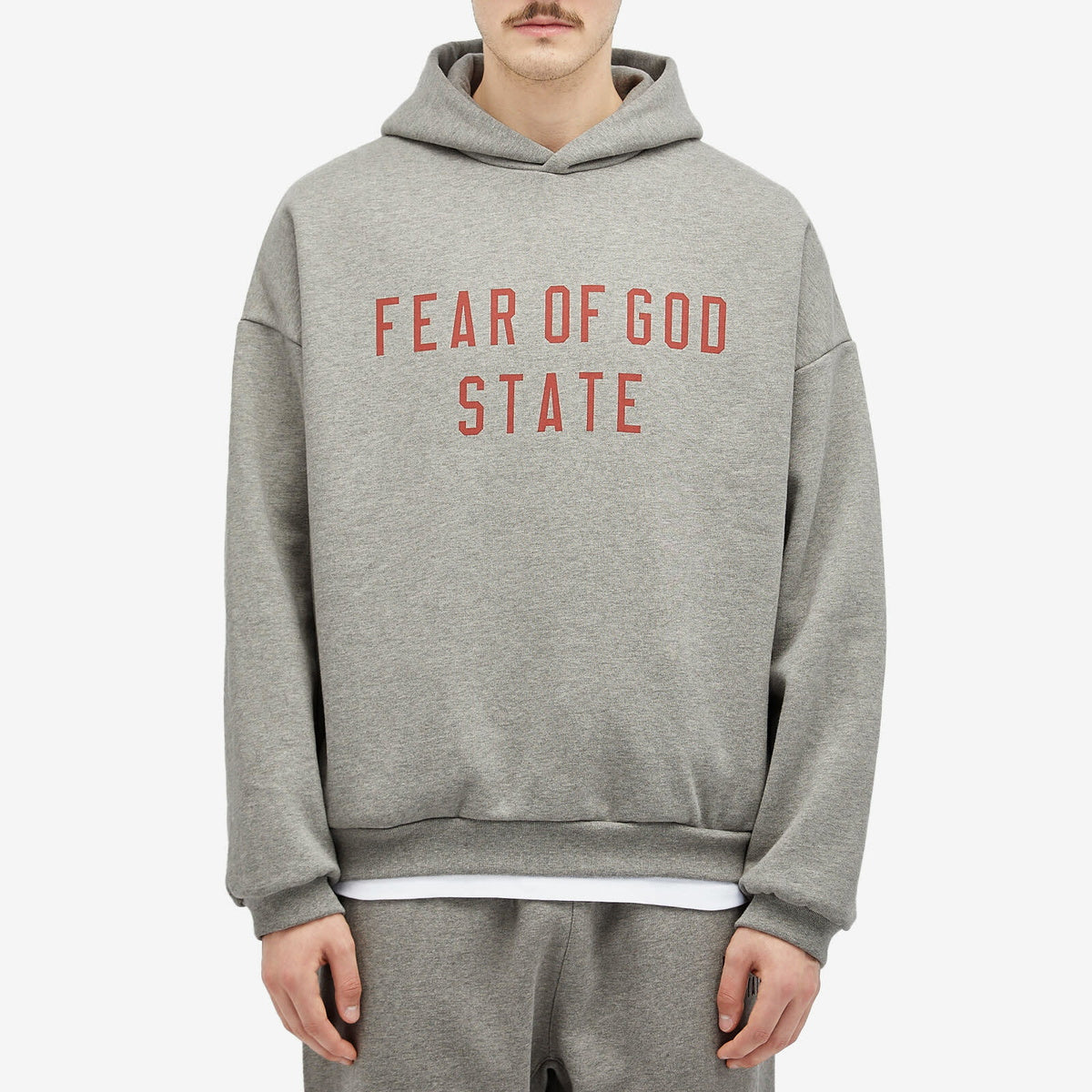 State Hoodie Dark Heather Grey