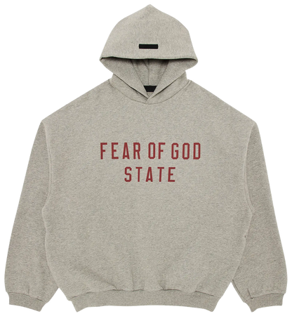State Hoodie Dark Heather Grey